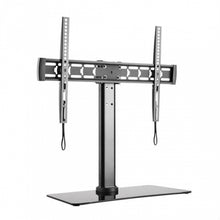 Load image into Gallery viewer, Tempered Glass TV Desk Stand for 32&quot;-55&quot; TV&#39;s