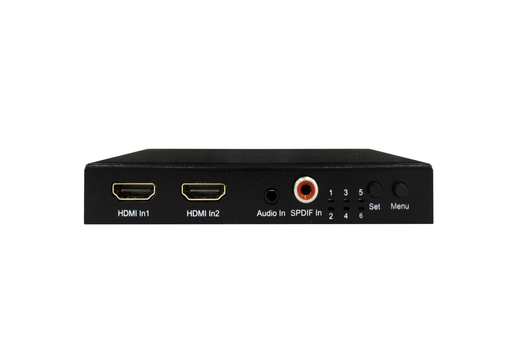 1X2 Splitter/2x1 Switch 4K@60hz YUV4:4:4 18Gbps Support HDCP2.2, HDR10