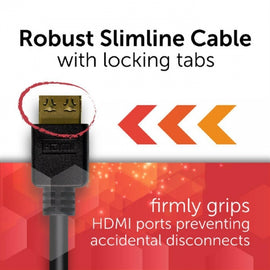 10m Flexi-Lock HDMI 2.0 18Gbs High Speed Ultra HD 4K Cable with Ethernet