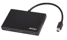 Load image into Gallery viewer, Accell Mini DisplayPort 1.2 to 3 HDMI Multi-Display MST Hub