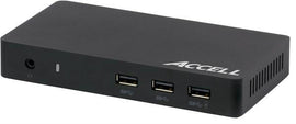 Accell Universal USB 3.0 Full Function Docking Station - USB 3.0 to 4K UHD DisplayPort, HDMI, 3x USB-A 3.0, for Mac or Windows