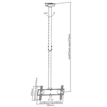 Load image into Gallery viewer, BRATECK 32-55&quot; Telescopic LCD Ceiling Mount