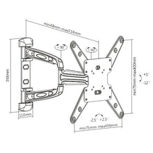 Load image into Gallery viewer, Aluminum 23-55&quot; Full Motion Wall Mount