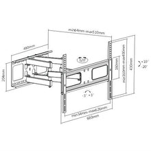Load image into Gallery viewer, BRATECK 37-70&quot; Solid Articulating Wall TV Mount