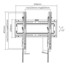 Load image into Gallery viewer, Brateck 40&quot; - 70&quot; Tilt Curved &amp; Flat Panel TV Wall Mount