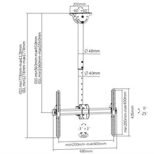 Load image into Gallery viewer, BRATECK 37-70&quot; Ceiling Mount Bracket for LCD/Plasma TV