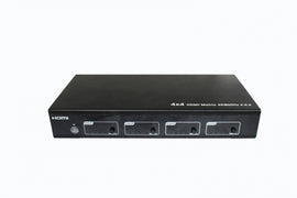 4x4 HDMI2.0 Matrix Switch Support 4K@60hz YUV4:4:4, 18Gbps, HDCP2.2, HDR